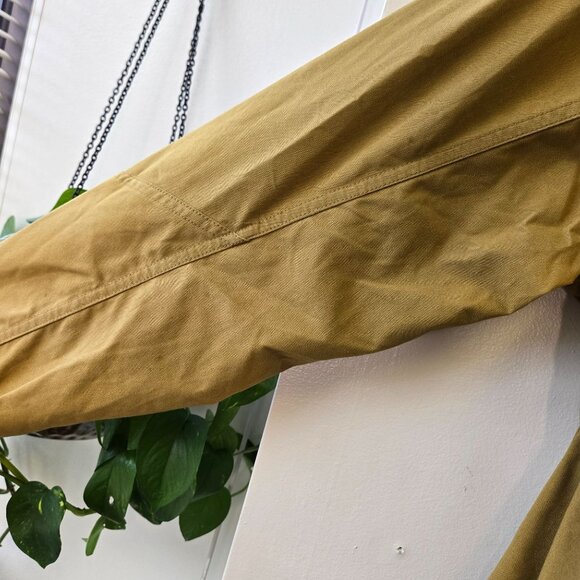 Duluth Trading Co. Mens Medium Gold Hooded Zip Jacket With Elastic Cuffs & Pocke - Picture 6 of 15